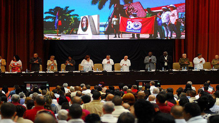 Del congreso obrero cubano también participan delegados extranjeros de 30 organizaciones sindicales de América Latina, Europa, Asia y África.