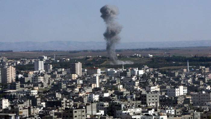 Israel bombardeó este jueves posiciones de Hamás en la Franja de Gaza.