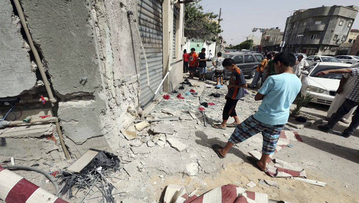 La violencia registrada en el país ha aumentado considerablemente con respecto a la situación de Libia para 2014.
