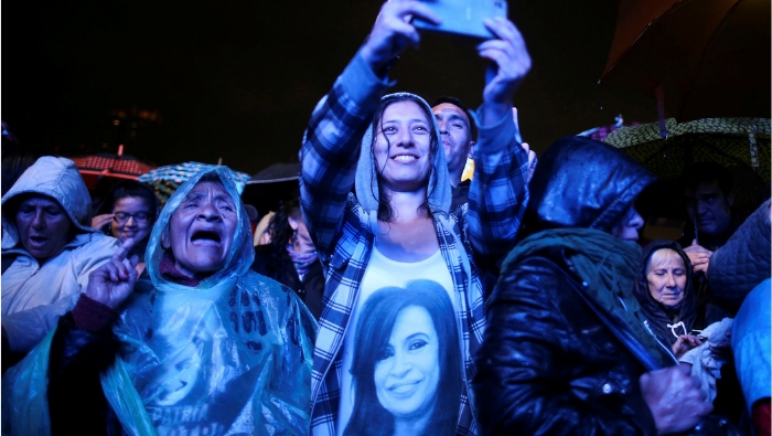 Durante su intervención de 40 minutos, CFK dijo que su “gran apuesta son los jóvenes”.