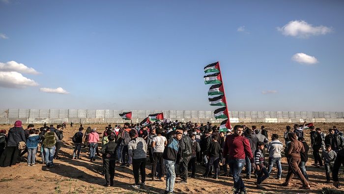 La Gran Marcha del Retorno se realiza de forma pacífica en Gaza todos los viernes desde el 30 de marzo de 2018.