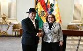 La secretaria general iberoamericana (Segib), Rebeca Grynspan, está en Bolivia desde el pasado viernes en el marco de una visita oficial.
