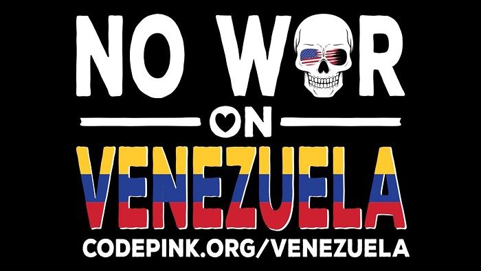 Codepink hizo un llamado a los diferentes senadores que actúen para evitar una guerra entre Estados Unidos y Venezuela.