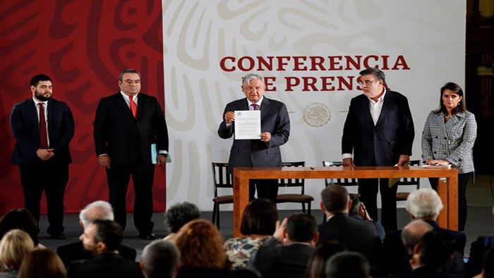 El mandatario López Obrador destacó que con el decreto firmado 