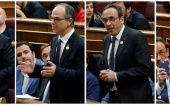 Diputados catalanes en prisión; Oriol Junqueras, Josep Rull, Jordi Turull y Jordi Sànchez..
