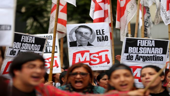 Entes de derechos humanos deploraron la visita de Bolsonaro tras aseverar que es promotor de odio.