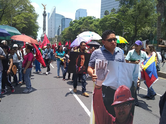 Los manifestantes piden el cese de políticas criminales que afectan el bienestar social de la población venezolana