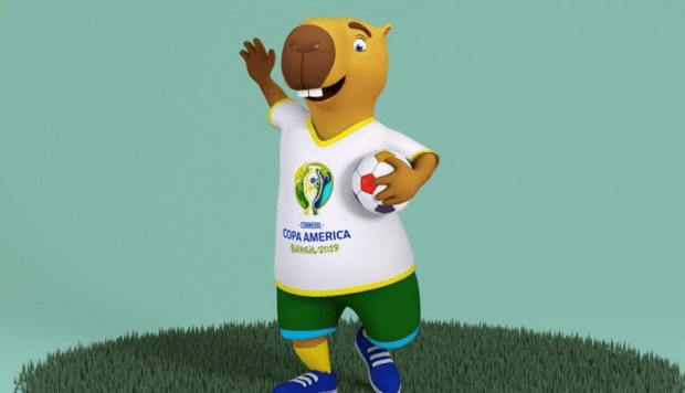 Zizito fue elegido por los internautas en una votación realizada en redes sociales para ser la mascota de la Copa América 2019.