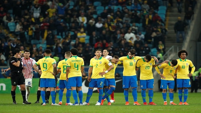 Gabriel Jesús le dio el pase a la semifinal a la selección de Brasil.