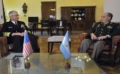 El jefe del Comando Sur se reúne con altos mandos militares argentinos
