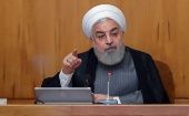 El presidente iraní consideró las sanciones impuestas por EE.UU. como un "acto de terrorismo".