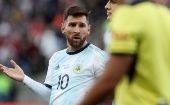 La Conmebol consideró "inaceptables" las acusaciones de Lionel Messi.