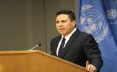 "Pese a la acción de fuerzas oscuras, el diálogo está en marcha", celebró Moncada en la ONU.