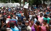 Organizaciones de derechos humanos de México han advertido sobre las precarias condiciones de los migrantes en la ciudad fronteriza.