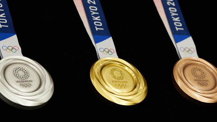Las medallas de los Juegos Olímpicos de Tokio 2020 serán las primeras preseas ecológicas en la historia del torneo.
