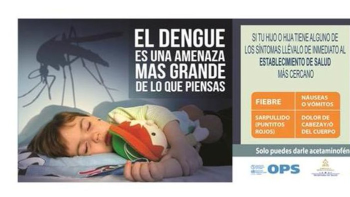 La OPS ha incrementado las campañas informativas para combatir los casos de dengue.