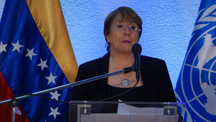 Bachelet visitó el país suramericano atendiendo la invitación del presidente Nicolás Maduro.