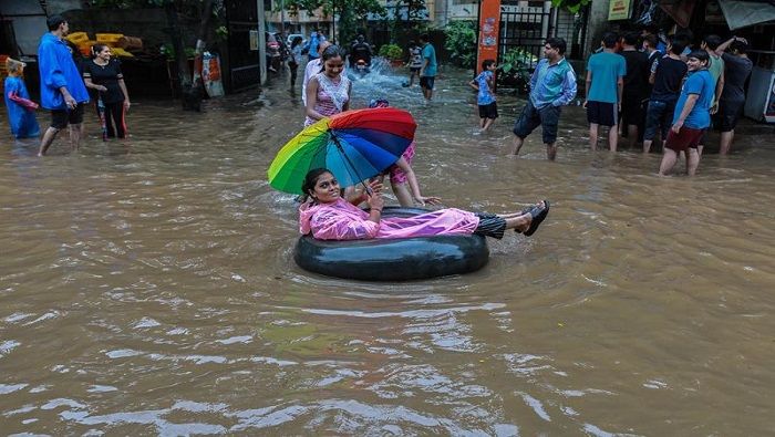 India y Nepal fueron los principales afectados por las inundaciones del monzón a mediados de julio.