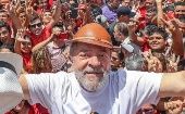 Lula da Silva arribó este viernes a 488 días de prisión política en la penitenciaria de Curitiba en el estado de Paraná.