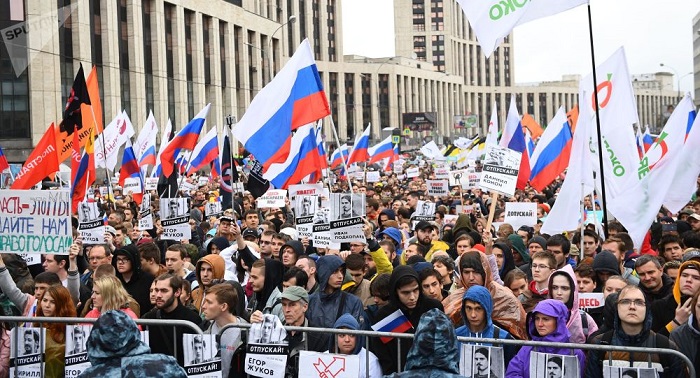 El ministerio de Interior cifró en 20.000 los manifestantes que participaron de la marcha.