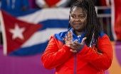 La cubana Idalys Ortiz ha sido tricampeona olímpica y se prepara para Tokio 2020.