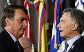 Bolsonaro apuesta abiertamente por la reelección de Macri en Argentina.
