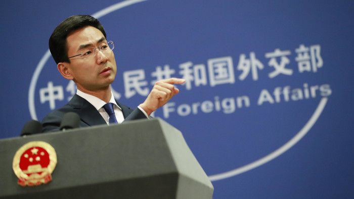 El vocero de la cancillería de China recriminó al G7 haber incluido en su declaración el tema de Hong Kong.