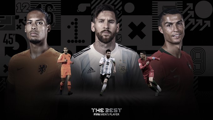 Lionel Messi, Cristiano Ronaldo y Virgil van Dijk volverán a competir.