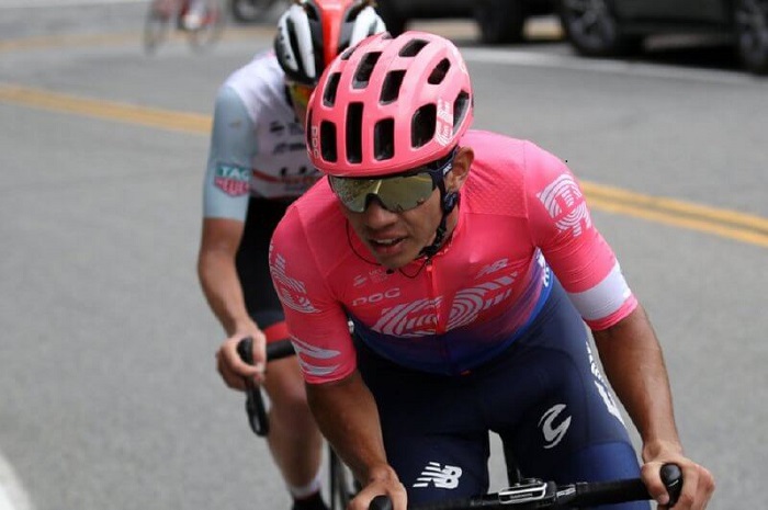 El colombiano está en la tercera posición de la Vuelta a España.