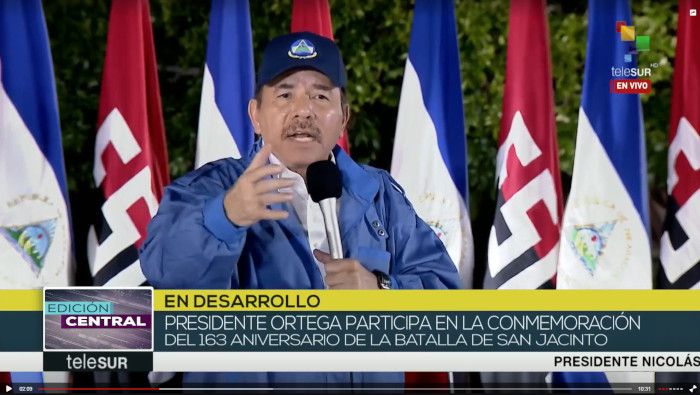 El presidente nicaragüense criticó a los países que dentro de la OEA invocaron el TIAR contra Venezuela.