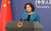 La funcionaria china reafirmó que Beiging se opone a la interferencia en los asuntos internos de Venezuela.