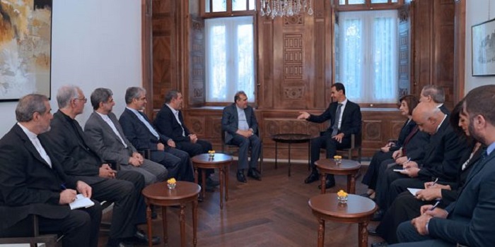 El mandatario sirio recibió a una delegación iraní para conversar sobre la situación de la zona de Idlib y el Comité Constitucional.