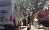 Al menos 36 personas murieron en un accidente vial en el este de China.