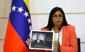 La vicepresidenta Ejecutiva reiteró que Venezuela defenderá sus intereses en las tribunas internacionales.
