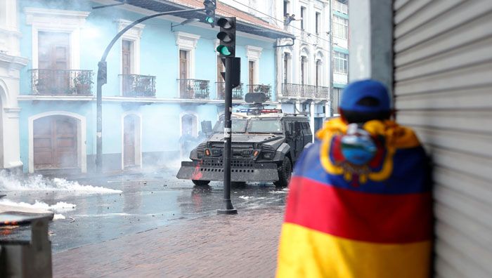 La capital ecuatoriana, Quito, es el escenario de diversas protestas en rechazo a las nuevas políticas económicas del Gobierno.