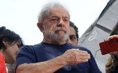 "Estoy desafiando a un juez que mintió en mi juicio, que era Sergio Moro, un procurador que mintió en la acusación, y los que dijeron mentiras en la investigación", concluyó Lula.