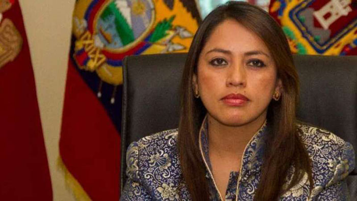 La prefecta de la provincia de Pichincha, Paola Pabón, fue detenida el pasado lunes y condenada a prisión preventiva este parte por la Fiscalía General de Ecuador.