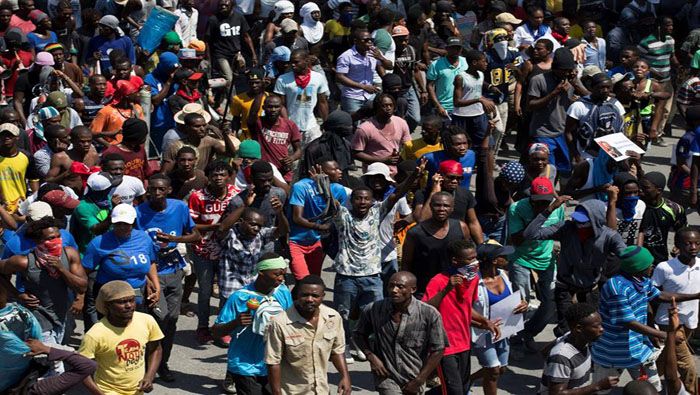 En esta jornada se registraron protestas en el barrio popular de Tabarre, ubicado cerca al aeropuerto de Puerto Príncipe (capital).