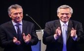 Tanto Macri como Fernández tuvieron varios cruces dialécticos durante el debate.