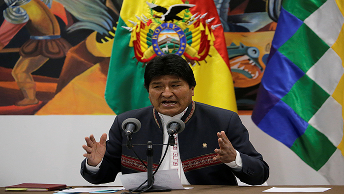 Evo Morales ha condenado las manifestaciones violentas de la oposición.