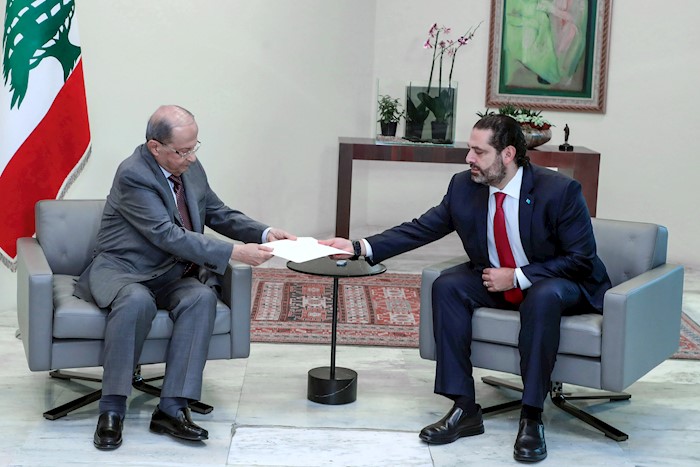 Saad Hariri dimitió tras dos semanas de protestas consecutivas para exigir medidas contra la corrupción y mejorar la situación económica.