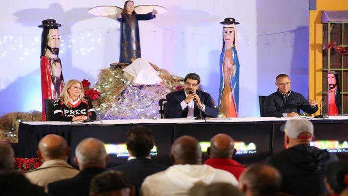 Felicidades a todos, que viva la Navidad, que viva el amor”, expresó el presidente Nicolás Maduro.