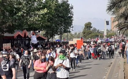 La represión contra las protestas en Chile comenzó el 18 de octubre pasado.