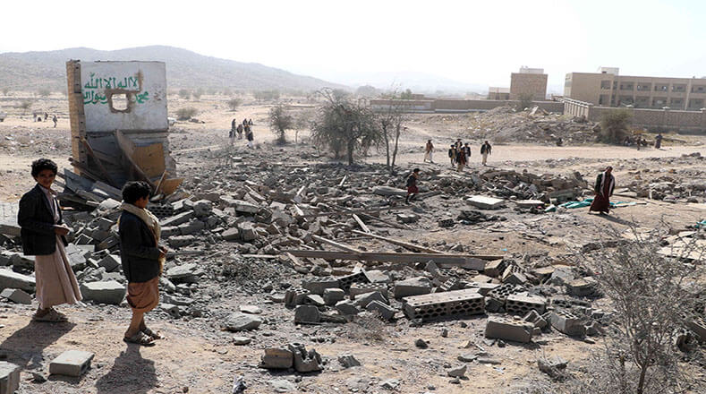 Los niños han sido las principales víctimas de los bombardeos contra la capital de Yemen, Sana.