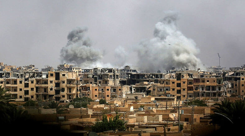 La capital siria, Damasco ha sido una de las ciudades golpeadas por el conflicto en Siria. 