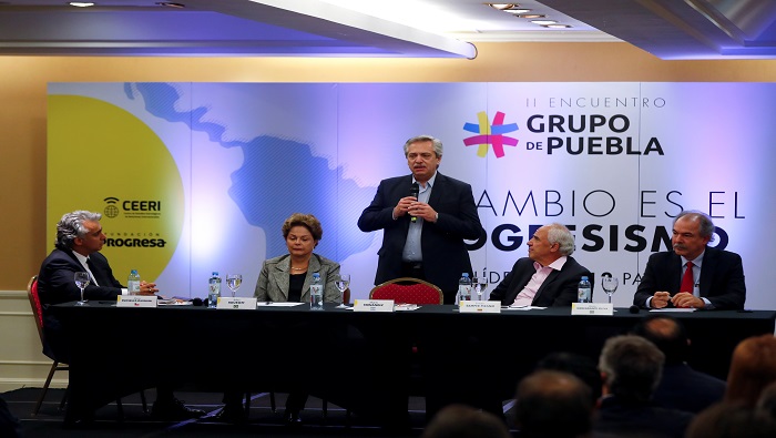 El presidente argentino señaló que el Grupo de Puebla será la voz 