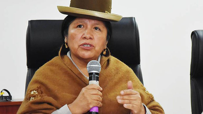 La exministra de salud, Gabriela Montaño, denunció que autoridades pretender apresar al expresidente Evo Morales.