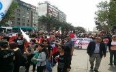 Los docentes exigen se abra el camino a una nueva Carta Magna que traiga justicia y reivindicación social al pueblo de Chile sobre todo a lo más vulnerables. 