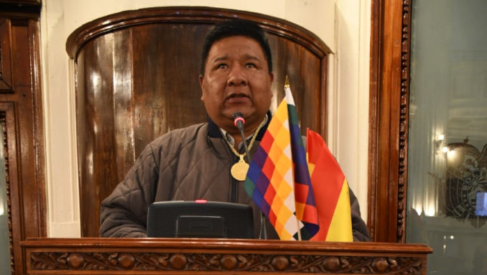 Sergio Choque, del Movimiento Al Socialismo (MAS), fue electo presidente de la Cámara de Diputados de Bolivia.