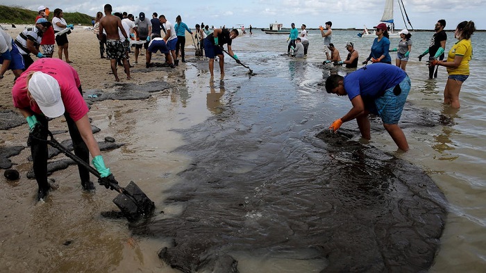 Las zonas más dañadas se encuentran en Alagoas, Bahía, Río Grande del Norte, Sergipe, mientras que aún existen 18 lugares perjudicados por el crudo.